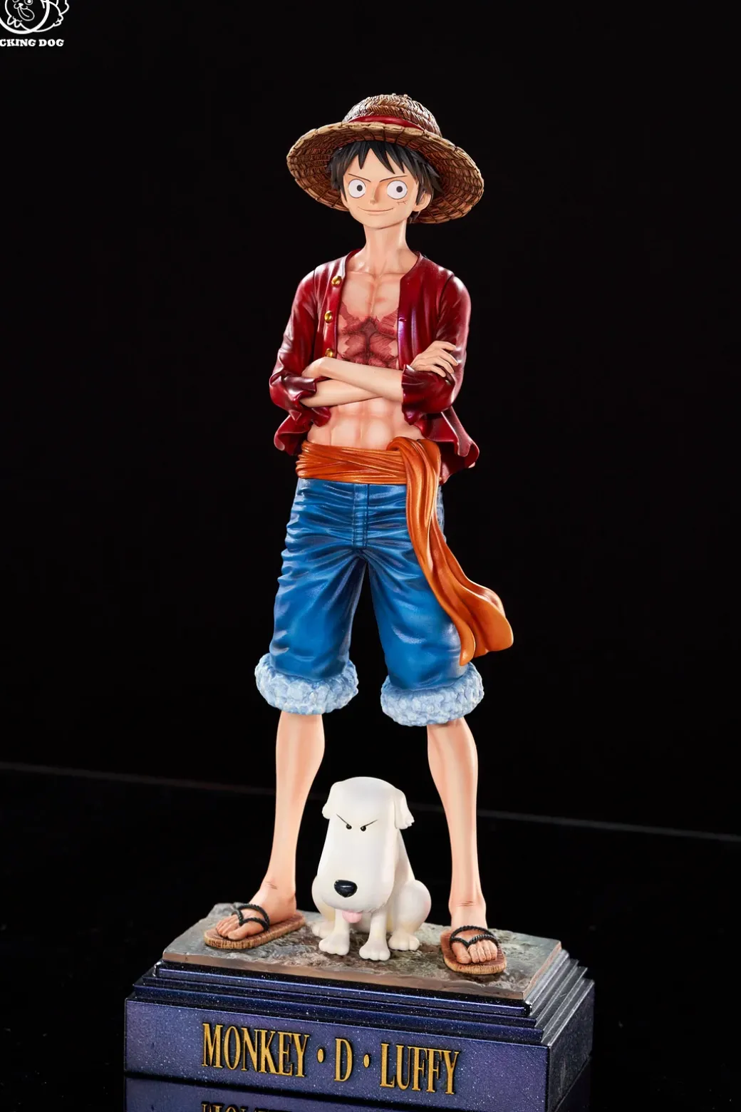 Holding Chest Monkey D. Luffy & Chouchou - ONE PIECE Resin Statue - LICKING DOG Studio