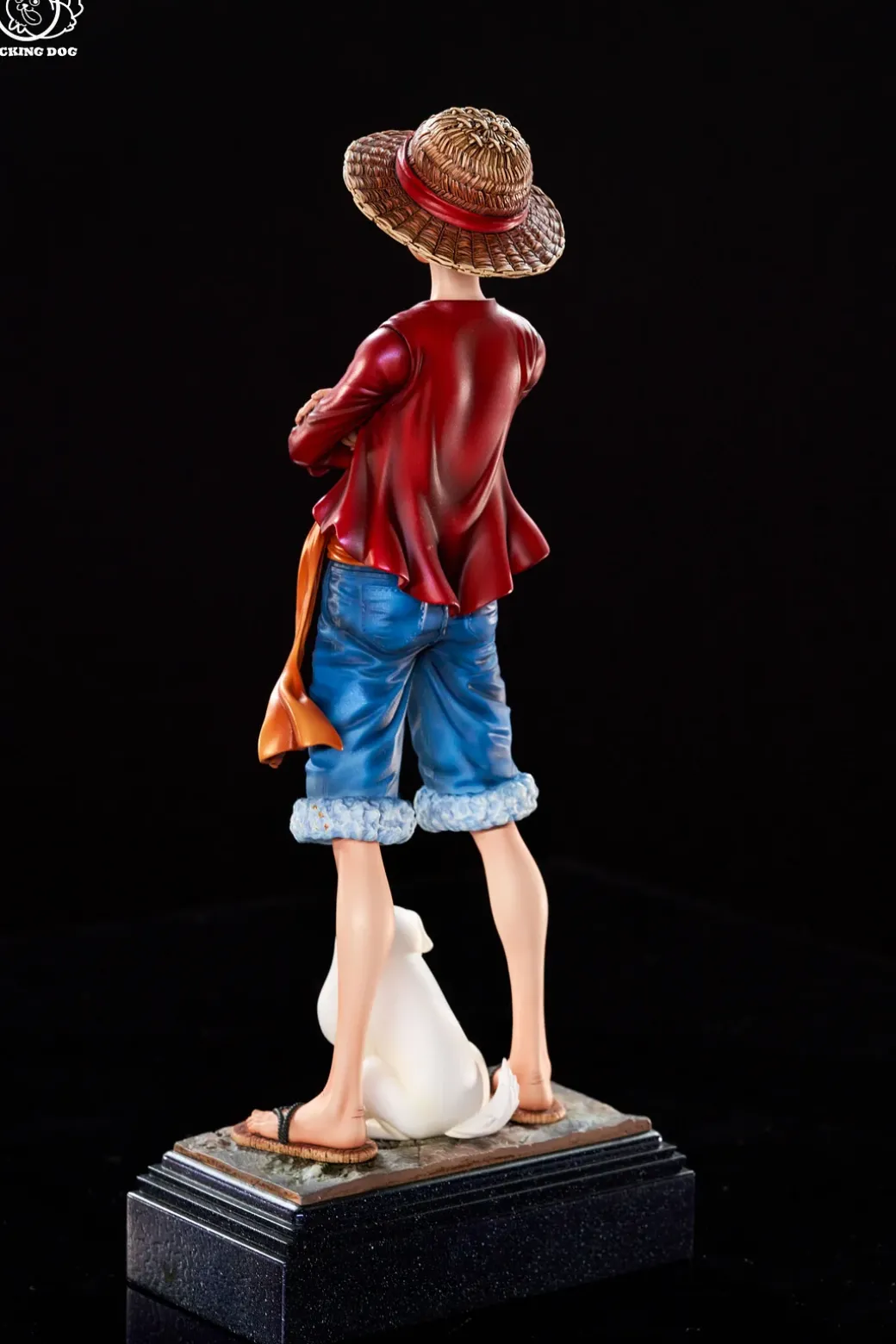 Holding Chest Monkey D. Luffy & Chouchou - ONE PIECE Resin Statue - LICKING DOG Studio