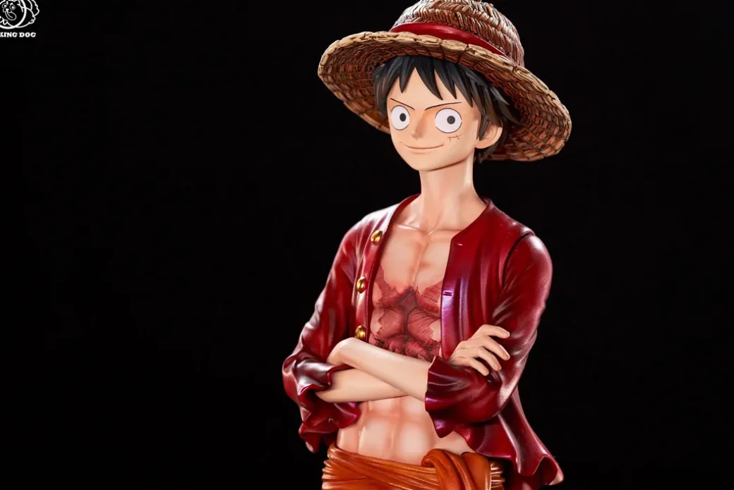 Holding Chest Monkey D. Luffy & Chouchou - ONE PIECE Resin Statue - LICKING DOG Studio