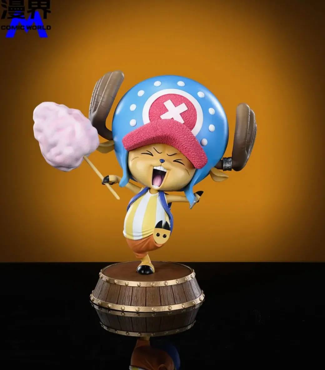 Holding Cotton Candy Tony Tony Chopper - ONE PIECE Resin Statue - Comic World Studio