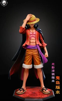 Holding Down Hat Monkey D. Luffy - ONE PIECE Resin Statue - LX-Studios
