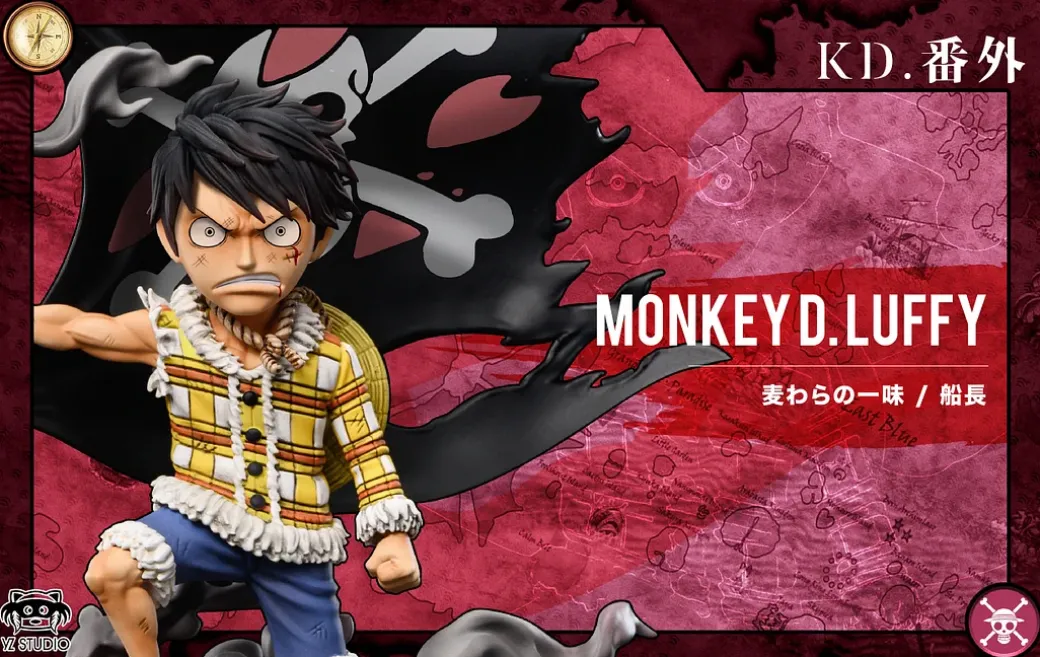 Holding Flag Monkey D. Luffy - ONE PIECE Statue - YZ Studios