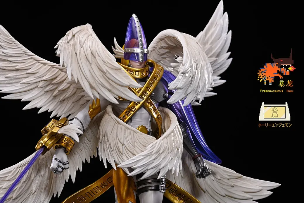 Holy Angemon & Angewomon - Digimon Resin Statue - Tyrannosaurus Rex Studios