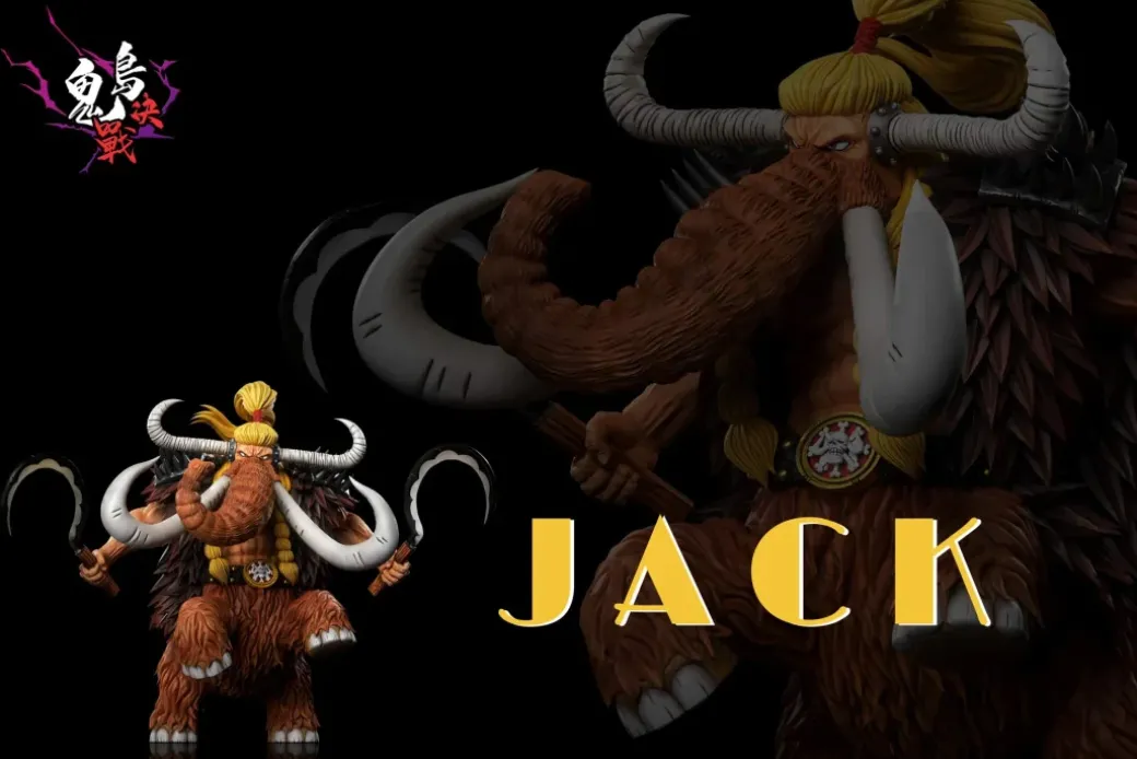 Human-Beast Form Jack - ONE PIECE Resin Statue - A Plus Studios