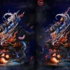 Human-Beast Form Kaido vs Nika Luffy with LED - ONE PIECE Resin Statue - Fantasy Studios