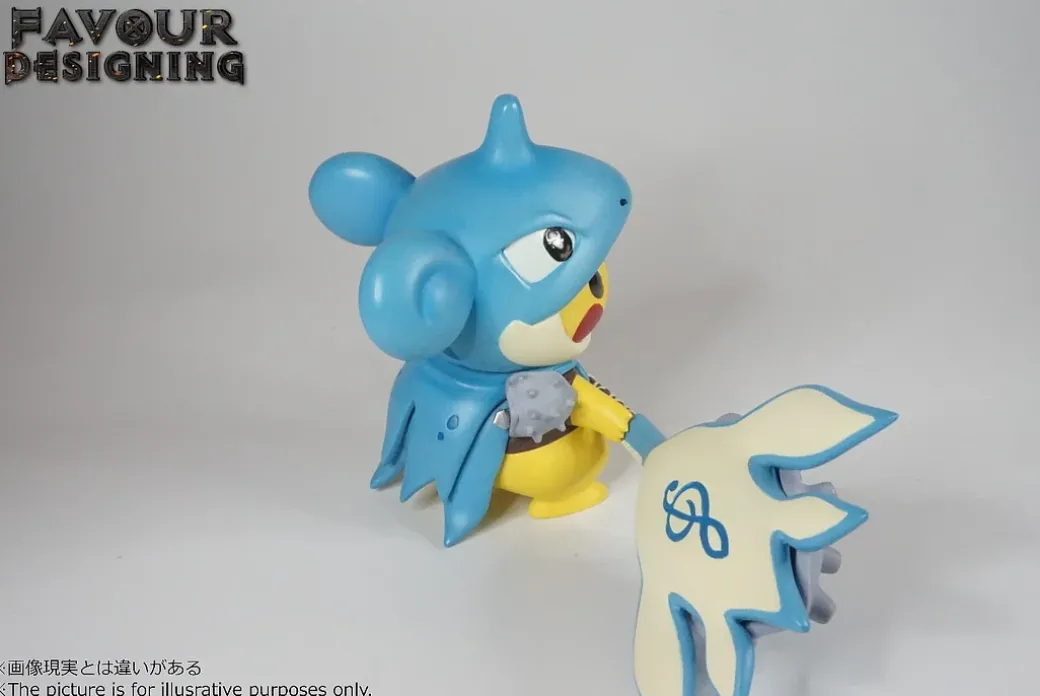 Hunting Horn Lapras Cosplay Pikachu - Pokemon Resin Statue - FD Studios