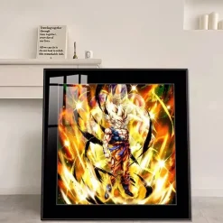 Injured Super Saiyan Son Goku Decorative Painting - Dragon Ball Decorative Painting - JuZi Studio