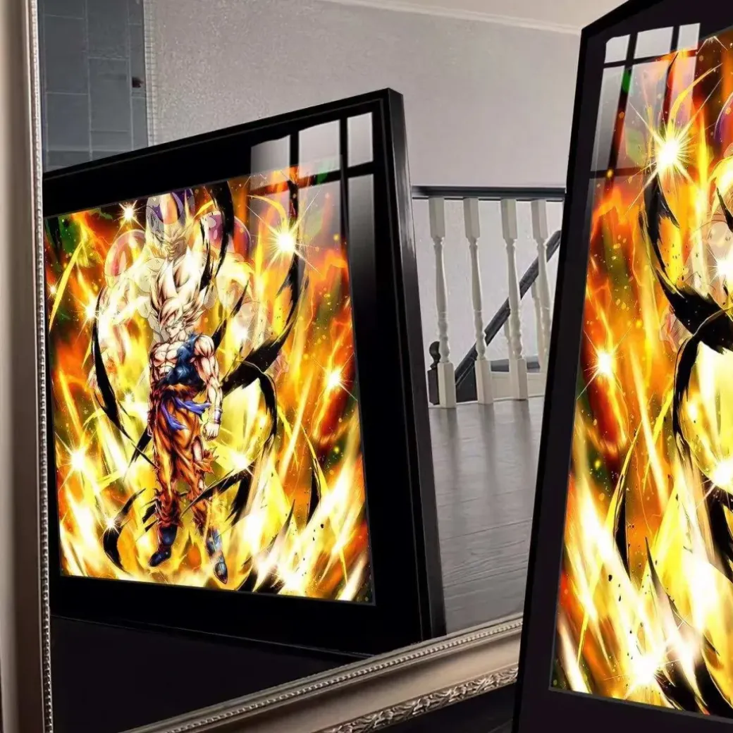 Injured Super Saiyan Son Goku Decorative Painting - Dragon Ball Decorative Painting - JuZi Studio