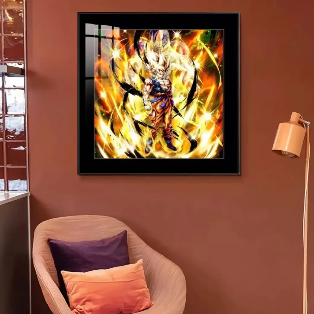 Injured Super Saiyan Son Goku Decorative Painting - Dragon Ball Decorative Painting - JuZi Studio