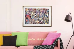 Inkjet Style Decorative Painting Mythical Pokémon - Pokemon Decorative Painting - Mystical Art Studios
