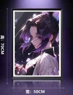 Insect Hashira Shinobu Kocho Decorative Painting - Demon Slayer: Kimetsu no Yaiba Decorative Painting - AMaoHuaShe Studio