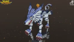 Ishida Yamato & Garurumon - Digimon Resin Statue - BaiLong Studio