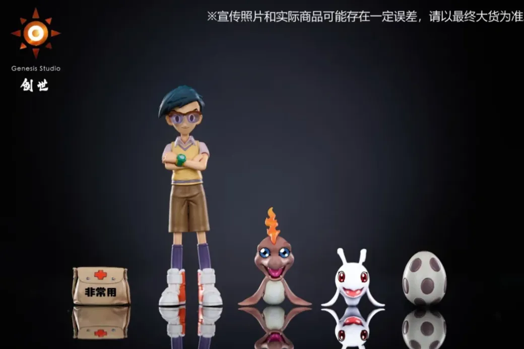 Joe Kido & Bukamon & Pitchmon & Digi-Egg - Digimon Statue - Genesis-Studio