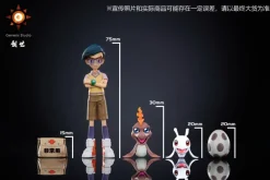 Joe Kido & Bukamon & Pitchmon & Digi-Egg - Digimon Statue - Genesis-Studio