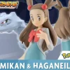 Johto Region Jasmine & Steelix - Pokemon Official Statue - BANDAI SHOKUGAN