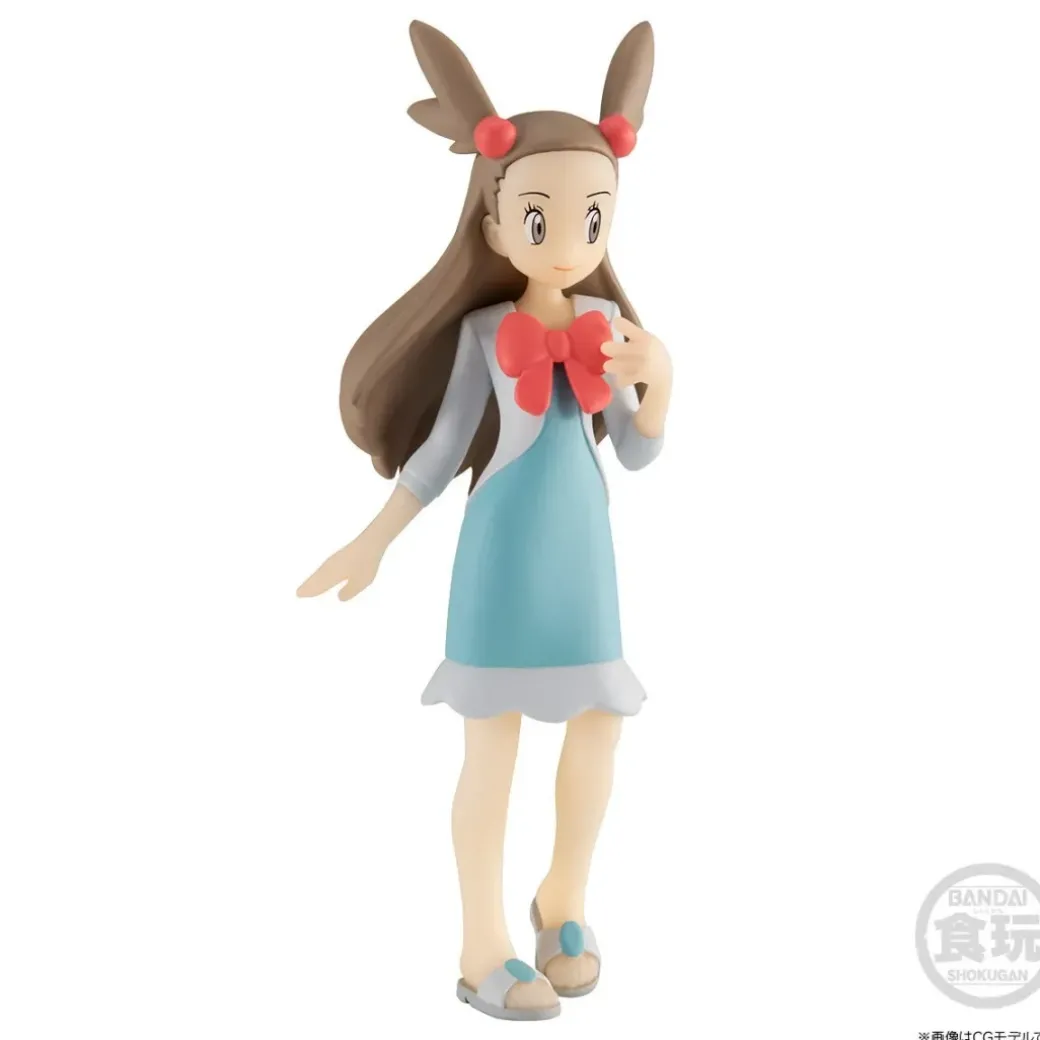 Johto Region Jasmine & Steelix - Pokemon Official Statue - BANDAI SHOKUGAN