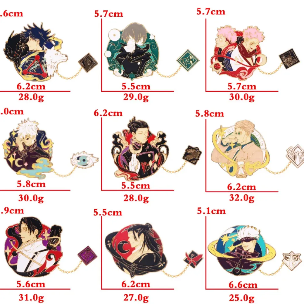 Jujutsu Kaisen Series 01 Enamel Pin - Free Shipping - Jujutsu Kaisen