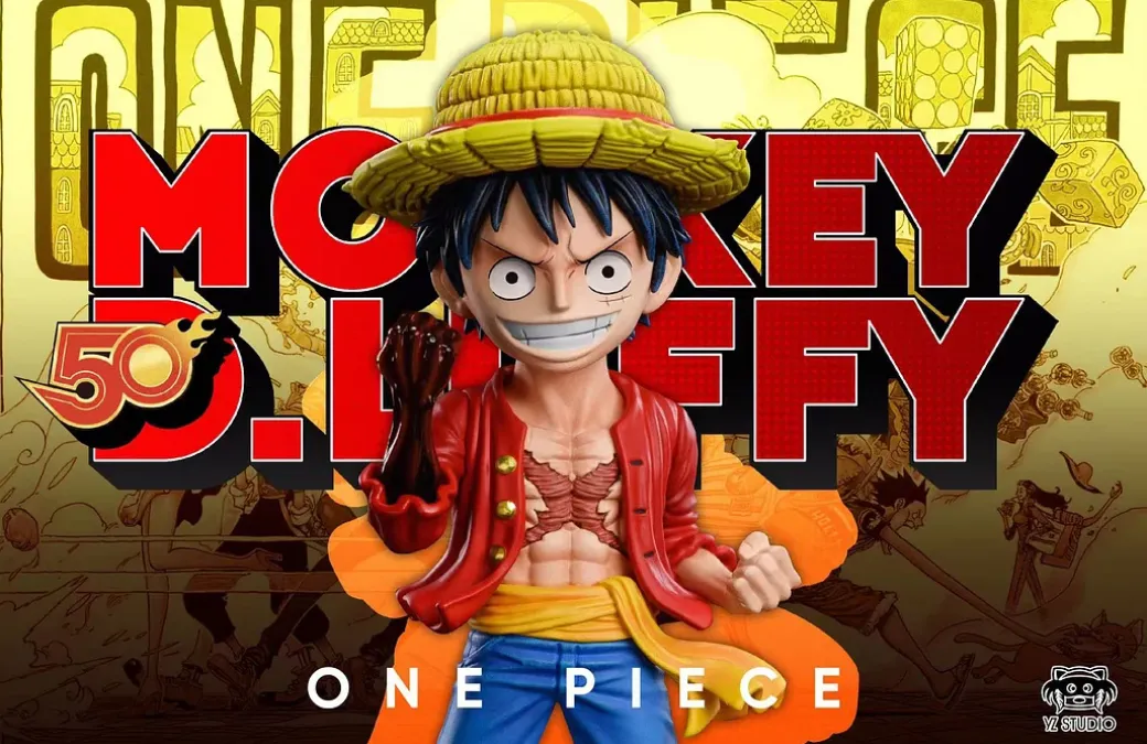Jump 50th Anniversary Monkey D. Luffy - ONE PIECE Statue - YZ Studios