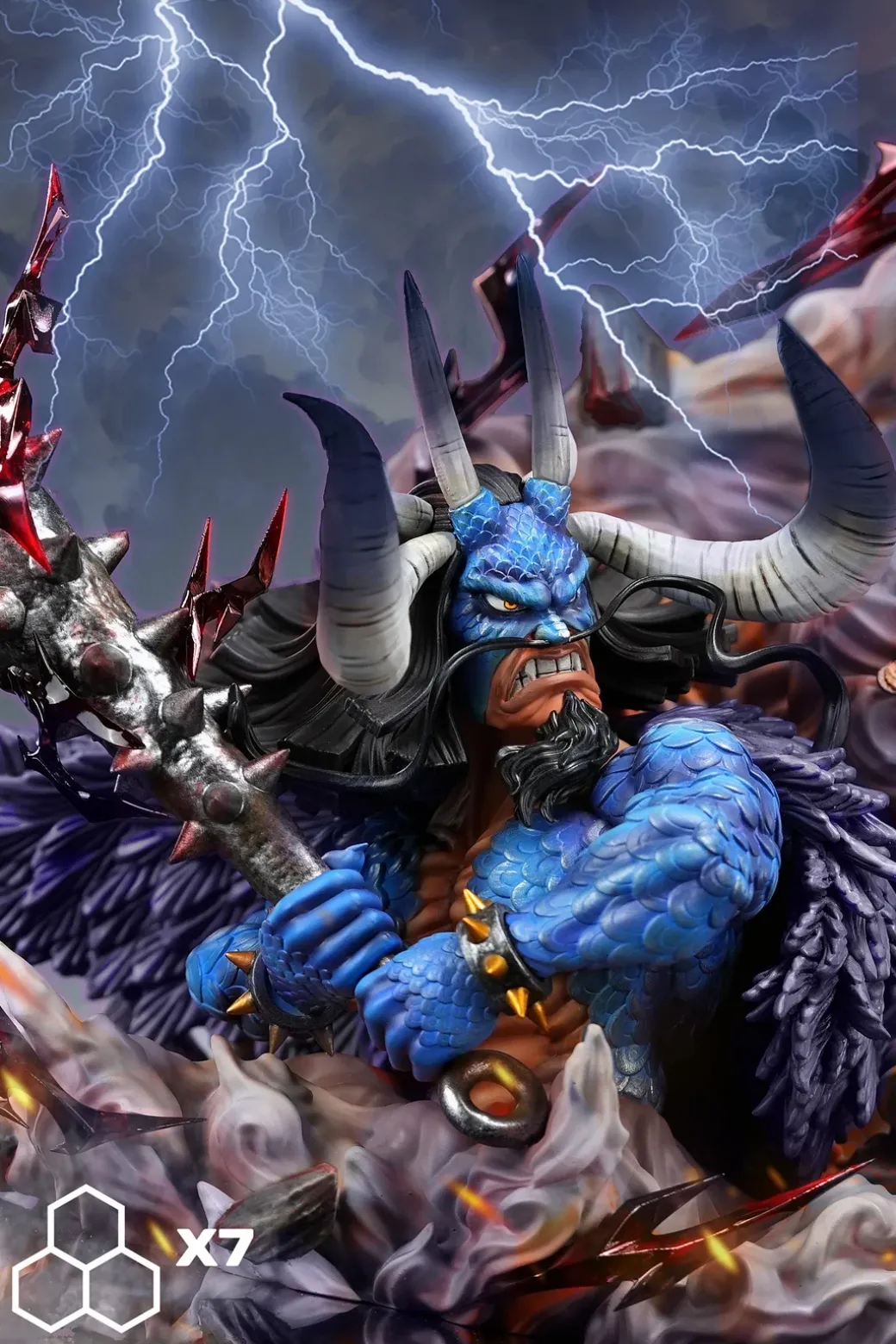 Kaido VS Nika Monkey D. Luffy - ONE PIECE Resin Statue - X7 Studio