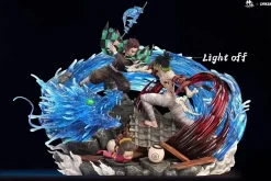 Kamado Tanjiro vs Gyutaro with LED - Demon Slayer: Kimetsu no Yaiba Resin Statue - CHIKARA Studios