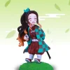 Kamado Tanjirou Cosplay Kamado Nezuko - Demon Slayer: Kimetsu no Yaiba Resin Statue - W Studios