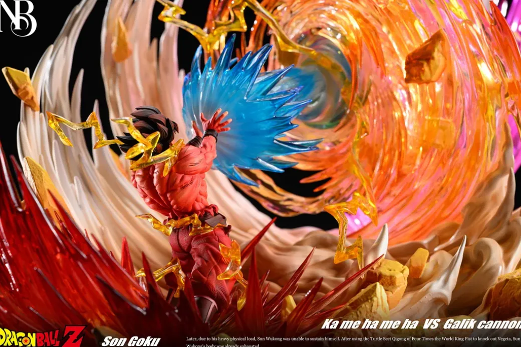 Kamehameha Son Goku VS Galick Cannon Vegeta - Dragon Ball Resin Statue - NB Studio