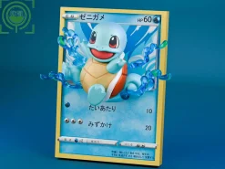 Kanto Starter Pokemon Coming Out From Pokemon Card - Pokemon Resin Statue - GEISHA Studio