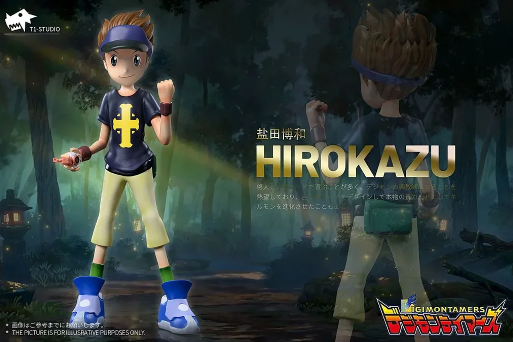 Kenta Kitagawa & Shiota Hirokazu - Digimon Resin Statue - T1 Studio