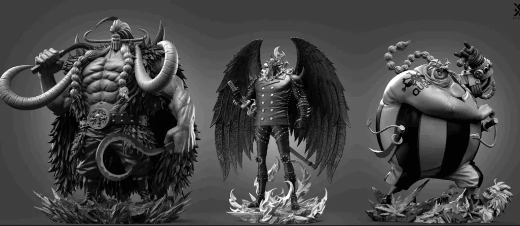 King the Conflagration - ONE PIECE Resin Statue - SY-Studio