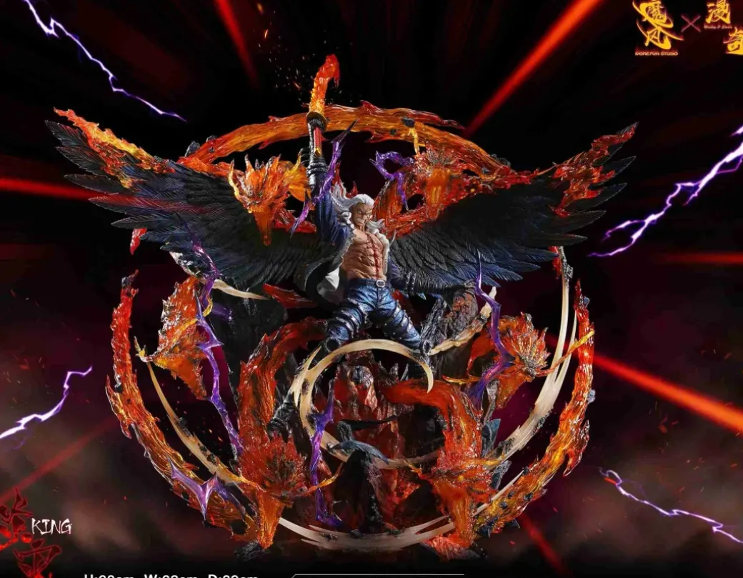 King with LED - ONE PIECE Resin Statue - More Fun Studio
