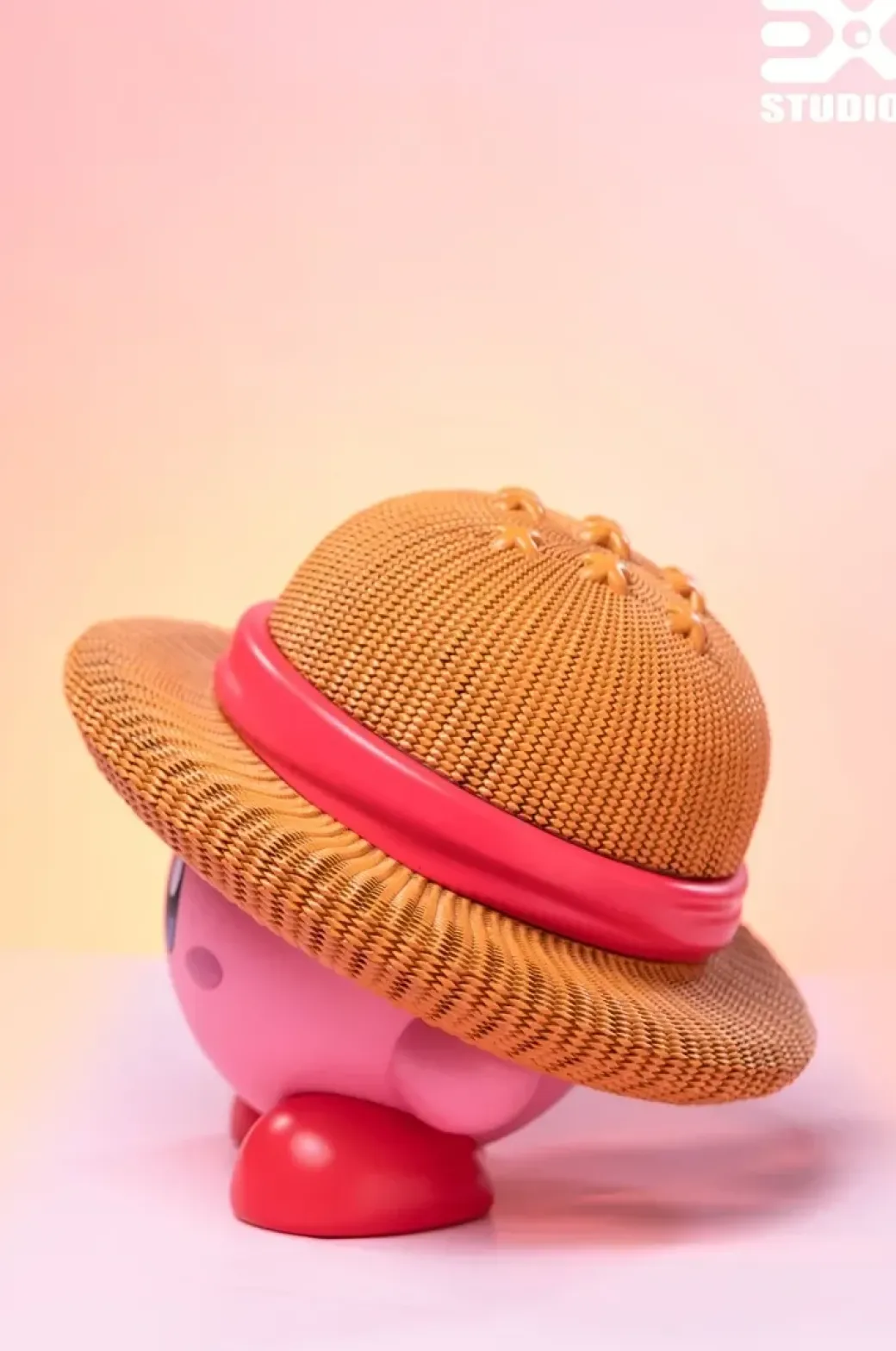 Kirby Cosplay Monkey D. Luffy & Vegeta - Kirby ONE PIECE Dragon Ball Resin Statue - EX Studio