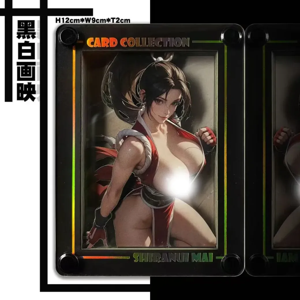 KKCCUS-007 & 008 & 009 Mai Shiranui 3D Card Stand Display - The King of Fighters - B&W Studio