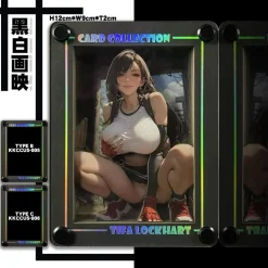 KKCCUS-004 & 005 & 006 Tifa Lockhart 3D Card Stand Display - (FF7) Final Fantasy VII - B&W Studio