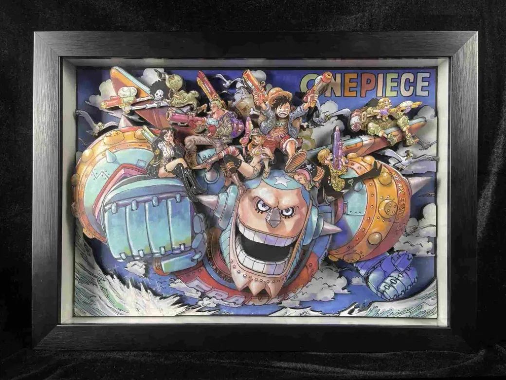 KKMN-001 We Are Eternal 3D Decorative Painting - ONE PIECE - Kaitouken Koubou Studio