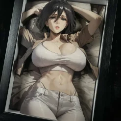 KKRD-006 Mikasa Ackerman Decorative Painting - Attack On Titan - B&W Studio