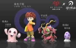 Koushiro Izumi & Sora Takenouchi - Digimon Resin Statue - BN Studio