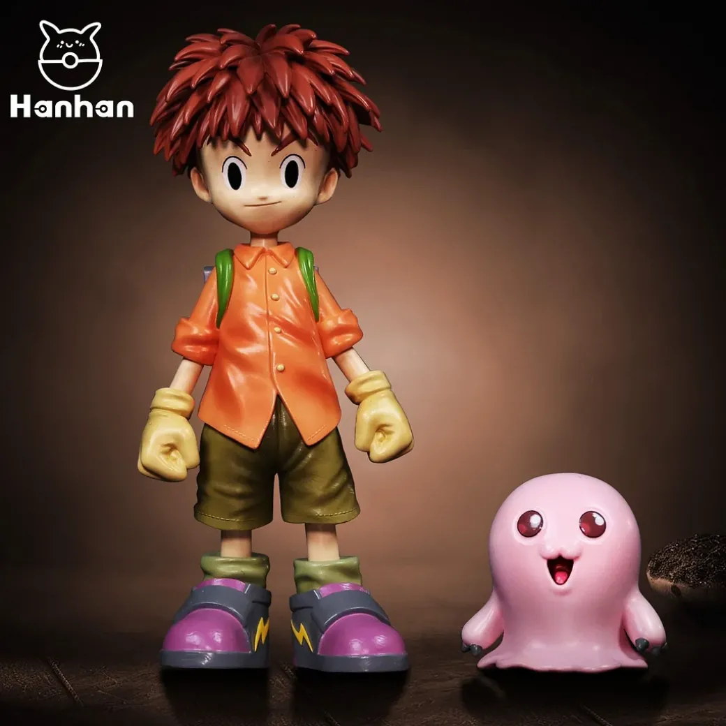 Koushiro Izzy Izumi & Motimon - Digimon Resin Statue - Hanhan-Studio