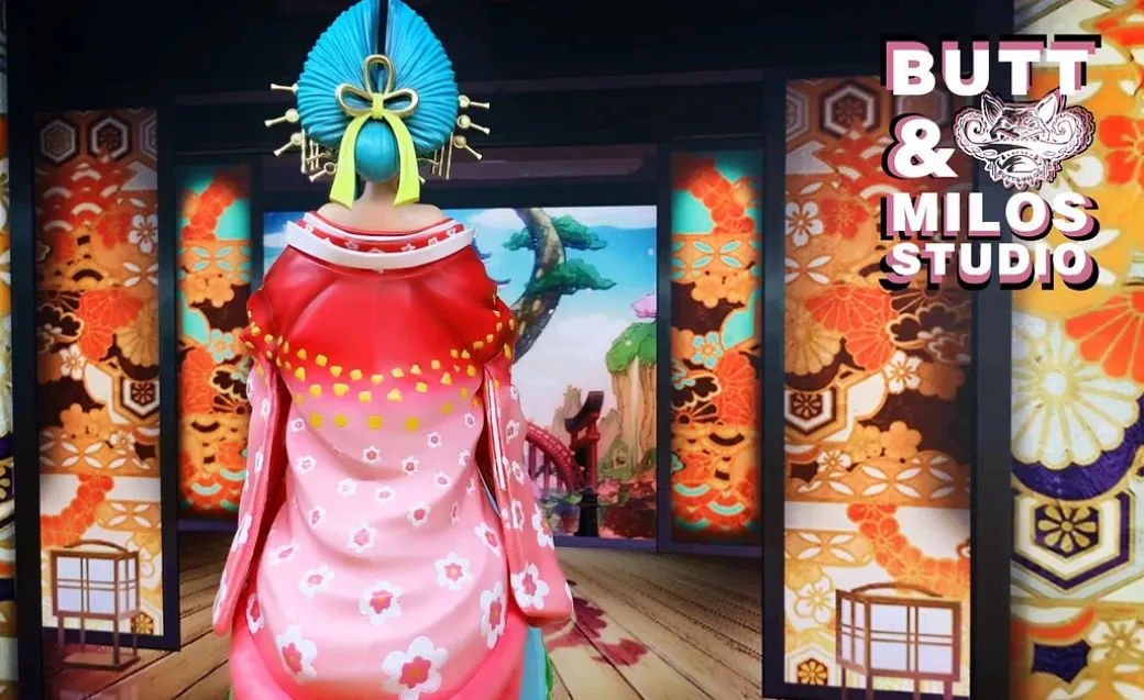 Kozuki Hiyori & Yamato - ONE PIECE Resin Statue - Butt & Milos.Studios