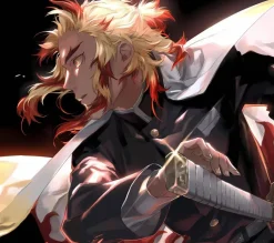 Kyojuro Rengoku Decorative Painting - Demon Slayer: Kimetsu No Yaiba - H-TWO Studio