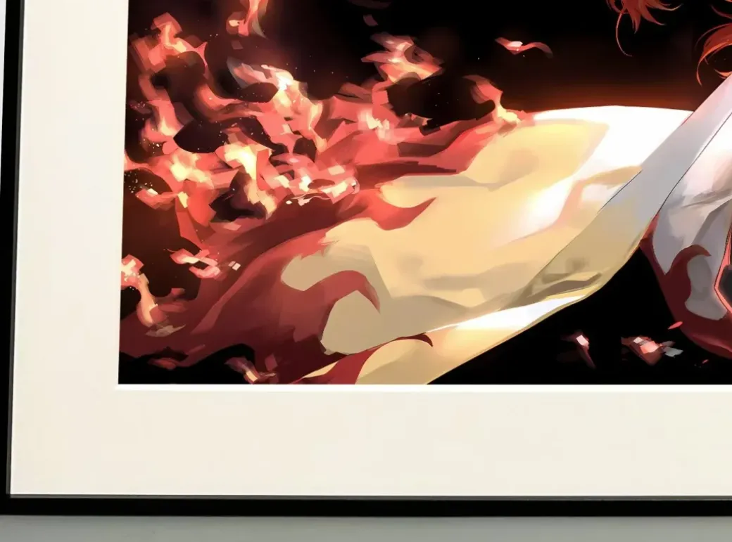 Kyojuro Rengoku Decorative Painting - Demon Slayer: Kimetsu No Yaiba - H-TWO Studio