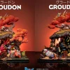 Land Series Groudon Family - Pokemon Resin Statue - PCHouse Studios