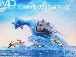 Lapras & Arrokuda - Pokemon Resin Statue - MD-Studio