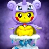 Lapras Cosplay Pikachu - Pokemon Resin Statue - CHEESE Studio