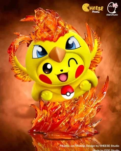Legendary Birds Cosplay Pikachu - Pokemon Resin Statue - CHEESE Studio