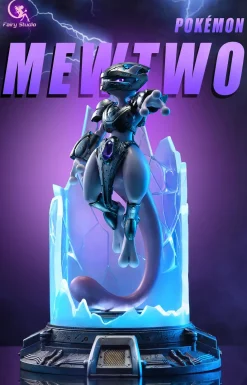 Legendary Pokemon Series Armor Mewtwo with LED - Pokemon Resin Statue - Fairy Studio