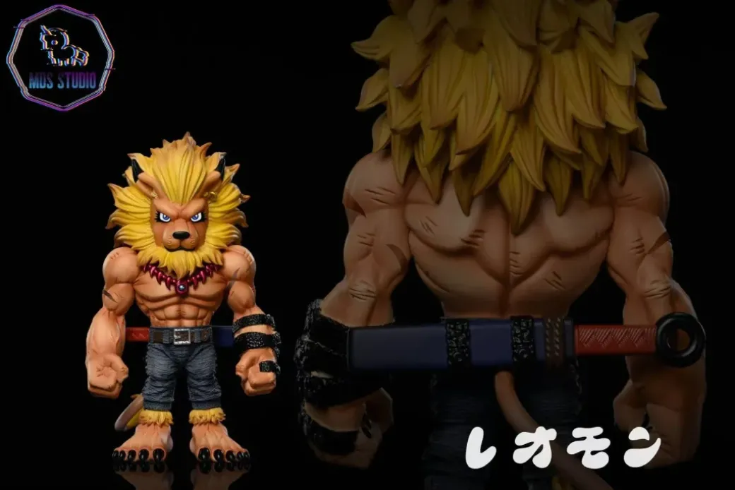 Leomon & Omnimon - Digimon Resin Statue - MDS Studio