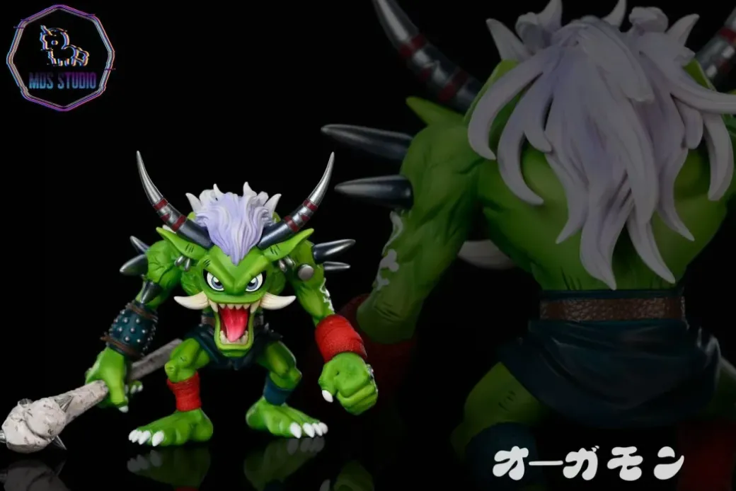 Leomon & Omnimon - Digimon Resin Statue - MDS Studio