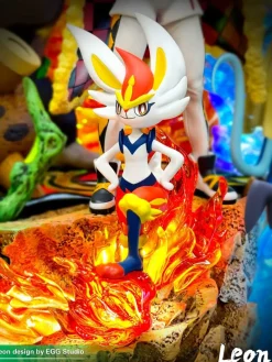 Leon with LED - Pokemon Resin Statue - EGGS Studios