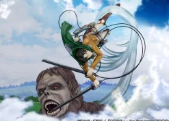 Levi Ackerman & Beast Titan - Attack On Titan Official Statue - PROOF