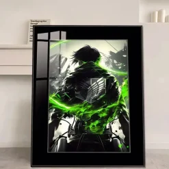Levi Ackerman Decorative Painting - Attack On Titan Decorative Painting - JuZi Studio
